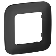 Рамка 1-м СП FLITE РУ-1-А-ФлЧ черн. IEK FI-M12-31-20-K02