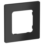 Рамка 1-м СП FLITE РУ-1-К-ФлЧ черн. IEK FI-M12-32-20-K02