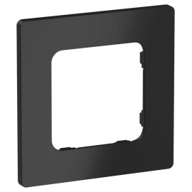Рамка 1-м СП FLITE РУ-1-К-ФлЧ черн. IEK FI-M12-32-20-K02