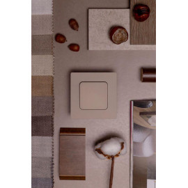 Рамка 1-м СП FLITE РУ-1-К-ФлЛ льняной IEK FI-M12-32-20-K88