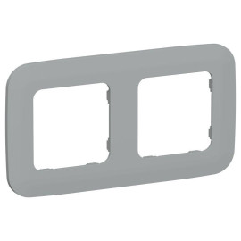 Рамка 2-м СП FLITE РУ-2-А-ФлС сер. IEK FI-M22-31-20-K03