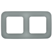 Рамка 2-м СП FLITE РУ-2-А-ФлС сер. IEK FI-M22-31-20-K03