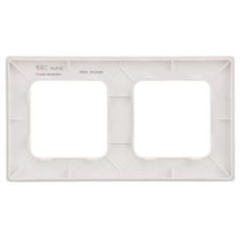 Рамка 2-м СП FLITE РУ-2-К-ФлБ бел. IEK FI-M22-32-20-K01