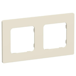 Рамка 2-м СП FLITE РУ-2-К-ФлСл сливочный IEK FI-M22-32-20-K86