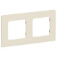 Рамка 2-м СП FLITE РУ-2-К-ФлСл сливочный IEK FI-M22-32-20-K86