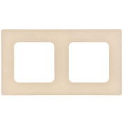 Рамка 2-м СП FLITE РУ-2-К-ФлСл сливочный IEK FI-M22-32-20-K86