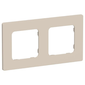Рамка 2-м СП FLITE РУ-2-К-ФлЛ льняной IEK FI-M22-32-20-K88