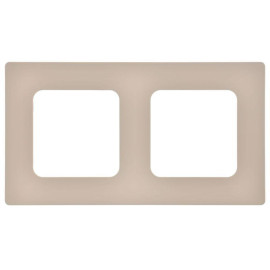 Рамка 2-м СП FLITE РУ-2-К-ФлЛ льняной IEK FI-M22-32-20-K88