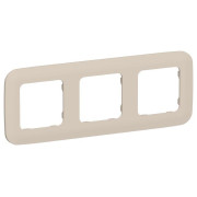 Рамка 3-м СП FLITE РУ-3-А-ФлЛ льняной IEK FI-M32-31-20-K88