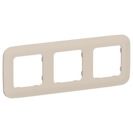 Рамка 3-м СП FLITE РУ-3-А-ФлЛ льняной IEK FI-M32-31-20-K88