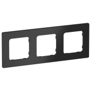 Рамка 3-м СП FLITE РУ-3-К-ФлЧ черн. IEK FI-M32-32-20-K02