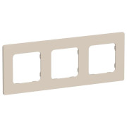 Рамка 3-м СП FLITE РУ-3-К-ФлЛ льняной IEK FI-M32-32-20-K88