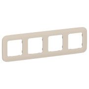 Рамка 4-м СП FLITE РУ-4-А-ФлЛ льняной IEK FI-M42-31-20-K88