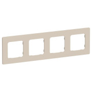 Рамка 4-м СП FLITE РУ-4-К-ФлЛ льняной IEK FI-M42-32-20-K88