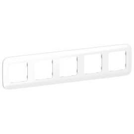 Рамка 5-м СП FLITE РУ-5-А-ФлБ бел. IEK FI-M52-31-20-K01