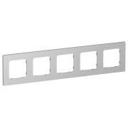 Рамка 5-м СП FLITE РУ-5-К-ФлА алюм. IEK FI-M52-32-20-K47