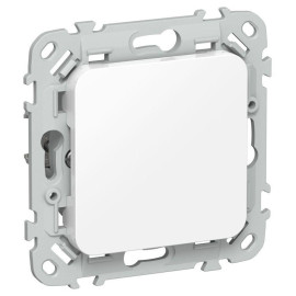 Заглушка СП FLITE ЗГ-ФлБ с суппортом механизм бел. IEK FI-PL10-K01