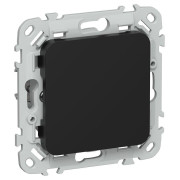 Заглушка СП FLITE ЗГ-ФлЧ с суппортом механизм черн. IEK FI-PL10-K02