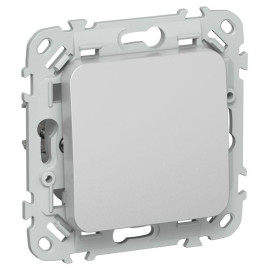 Выключатель 1-кл. СП FLITE ВС11-1-0-ФлА 10А механизм алюм. IEK FI-V10-0-10-1-K47