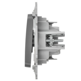 Выключатель проходной 1-кл. СП FLITE ВС61-1-0-ФлС 10А механизм сер. IEK FI-V12-0-10-1-K03