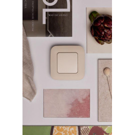 Выключатель проходной 1-кл. СП FLITE ВС61-1-0-ФлСл 10А механизм сливочный IEK FI-V12-0-10-1-K86