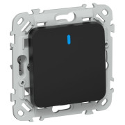 Выключатель проходной 1-кл. СП FLITE ВС61-1-1-ФлЧ 10А с индикацией механизм черн. IEK FI-V12-1-10-1-K02