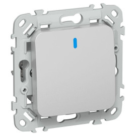 Выключатель проходной 1-кл. СП FLITE ВС61-1-1-ФлА 10А с индикацией механизм алюм. IEK FI-V12-1-10-1-K47