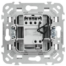 Выключатель проходной 1-кл. СП FLITE ВС61-1-1-ФлА 10А с индикацией механизм алюм. IEK FI-V12-1-10-1-K47