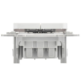 Выключатель 2-кл. СП FLITE ВС12-1-0-ФлБ 10А механизм бел. IEK FI-V20-0-10-1-K01