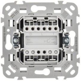 Выключатель 2-кл. СП FLITE ВС12-1-0-ФлЧ 10А механизм черн. IEK FI-V20-0-10-1-K02