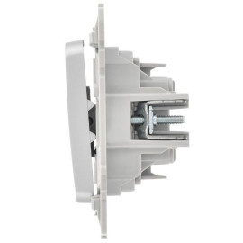 Выключатель 2-кл. СП FLITE ВС12-1-0-ФлА 10А механизм алюм. IEK FI-V20-0-10-1-K47