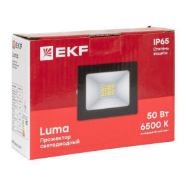 Прожектор светодиодный СДО-3004 50Вт 6500К IP65 Basic EKF FLL-3004-50-6500