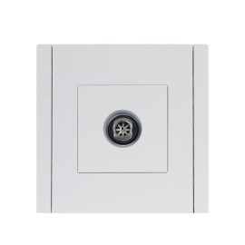 Розетка TV оконечная FORTE&PIANO FP228 бел. IEK FP-A10-O-K01