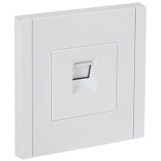 Розетка компьютерная RJ45 кат.5E FORTE&PIANO FP232 бел. IEK FP-K10-1-K01