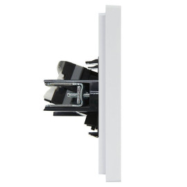 Розетка компьютерная RJ45 кат.5E FORTE&PIANO FP232 бел. IEK FP-K10-1-K01