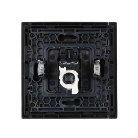 Розетка компьютерная RJ45 кат.5E FORTE&PIANO FP132 черн. IEK FP-K10-1-K02