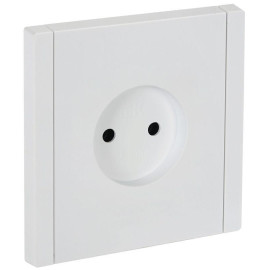 Розетка СП FORTE&PIANO FP218 10А без заземл. без защ. шторок винт. крепл. бел. IEK FP-R10-10-K01