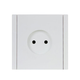 Розетка СП FORTE&PIANO FP218 10А без заземл. без защ. шторок винт. крепл. бел. IEK FP-R10-10-K01