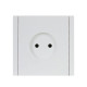 Розетка СП FORTE&PIANO FP218 10А без заземл. без защ. шторок винт. крепл. бел. IEK FP-R10-10-K01