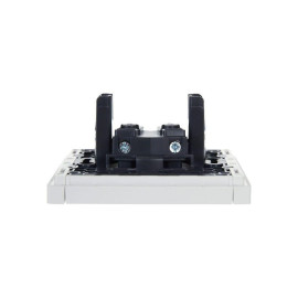 Розетка СП FORTE&PIANO FP218 10А без заземл. без защ. шторок винт. крепл. бел. IEK FP-R10-10-K01