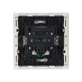 Розетка СП FORTE&PIANO FP214 16А с заземл. без защ. шторок безвинт. крепл. бел. IEK FP-R11-16-1-K01