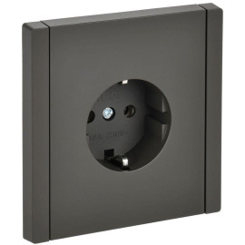 Розетка СП FORTE&PIANO FP316 16А с заземл. без защ. шторок винт. крепл. сер. IEK FP-R11-16-K03