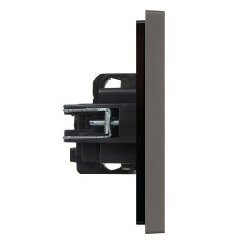 Розетка СП FORTE&PIANO FP316 16А с заземл. без защ. шторок винт. крепл. сер. IEK FP-R11-16-K03