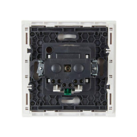 Розетка СП FORTE&PIANO FP213 16А с заземл. защ. шторки безвинт. крепл. бел. IEK FP-R14-16-1-K01