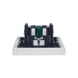 Розетка СП FORTE&PIANO FP213 16А с заземл. защ. шторки безвинт. крепл. бел. IEK FP-R14-16-1-K01