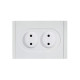 Розетка 2-м СП FORTE&PIANO FP226 10А без заземл. без защ. шторок безвинт. крепл. бел. IEK FP-R20-10-1-K01
