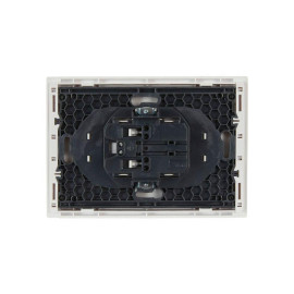 Розетка 2-м СП FORTE&PIANO FP226 10А без заземл. без защ. шторок безвинт. крепл. бел. IEK FP-R20-10-1-K01