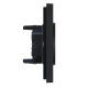 Розетка 2-м СП FORTE&PIANO FP126 10А без заземл. без защ. шторок безвинт. крепл. черн. IEK FP-R20-10-1-K02