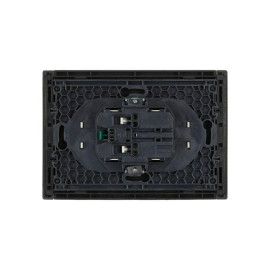 Розетка 2-м СП FORTE&PIANO FP324 16А с заземл. без защ. шторок безвинт. крепл. сер. IEK FP-R21-16-1-K03