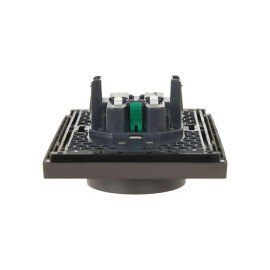 Розетка 2-м СП FORTE&PIANO FP324 16А с заземл. без защ. шторок безвинт. крепл. сер. IEK FP-R21-16-1-K03